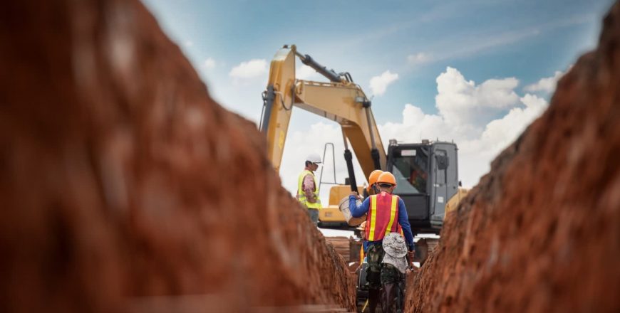 Trenching Safety course for construction worksite safety by Essential Safety Services.